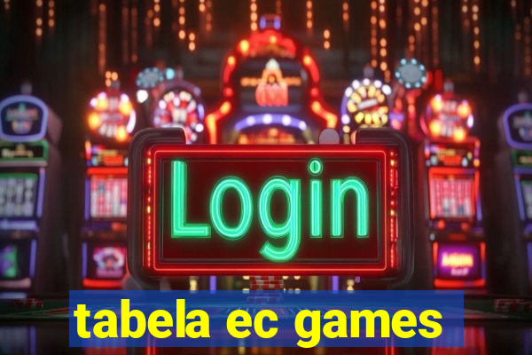 tabela ec games